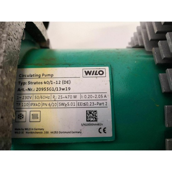 WILO Stratos 40/1-12 Heating Pump Circulating Pump