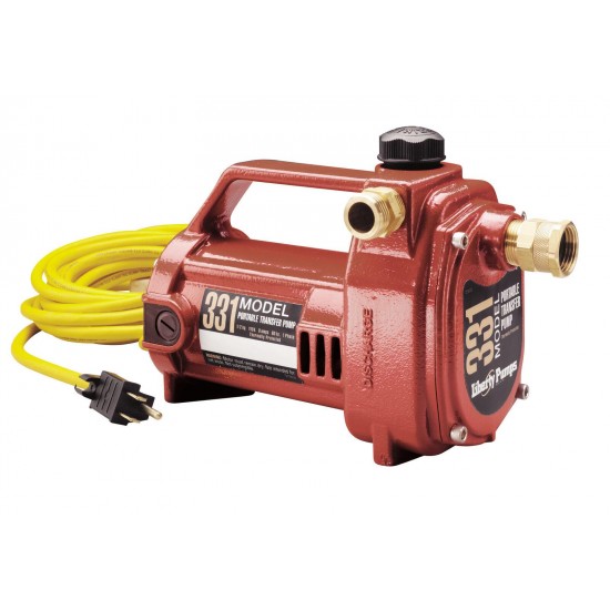 Liberty PUMPS 331 1/2 HP 115v Portable Transfer Pump