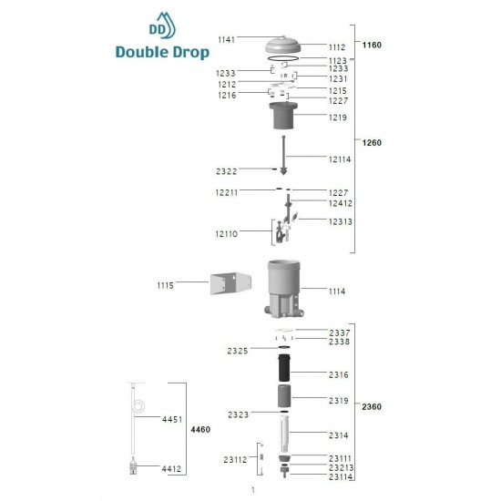 MIXTRONIC 2 - WATER-POWERED PROPORTIONAL DOSING PUMPS