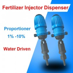 Fertilizer Injector Dispenser Proportioner 1%-10% Water-driven Chemical Injector