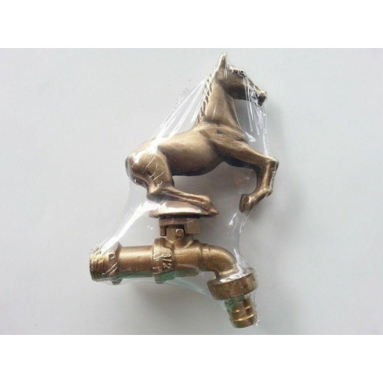 3x Faucet Tap Garden Sink Basin Big Horse Spigot Vintage Water Home Decor Living