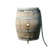 Rain Barrel Outdoor Garden Decorative Water Container Storage Drum with Spigot