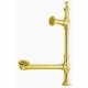 Kingston Brass CC3092 Edwardian British Lever Style Tub Drain Polished Brass