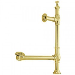 Kingston Brass CC3092 Edwardian British Lever Style Tub Drain Polished Brass