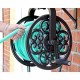 Outdoor Water Hose Reel Garden Wall Mount 360 Rotating Yard Metal 125 ft Storage