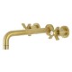 KINGSTON BRASS KS8027ZX KS8027ZX Millennium 2-Handle Wall Mount Roman Tub