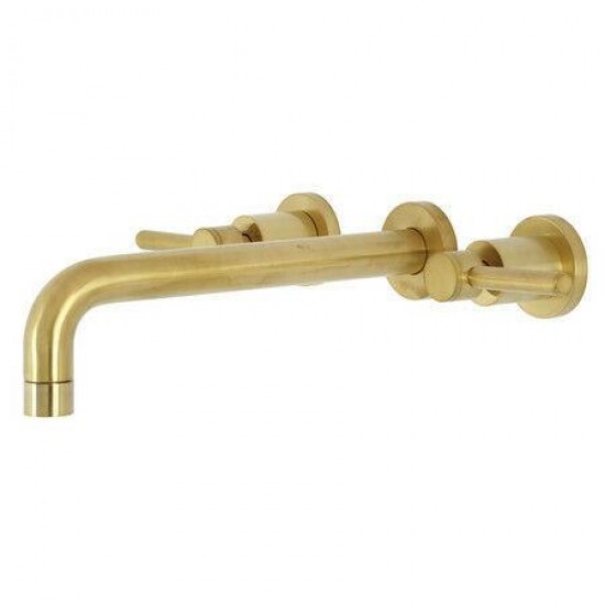 KINGSTON BRASS KS8027DL KS8027DL Concord 2-Handle Wall Mount Roman Tub Faucet,