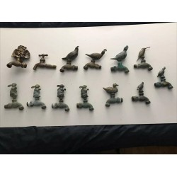 Brass Garden Animal Faucets Spigots Lot Of 13 Vintage And New Styles Cool Pieces