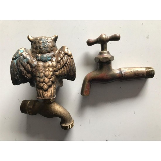 Brass Garden Animal Faucets Spigots Lot Of 13 Vintage And New Styles Cool Pieces