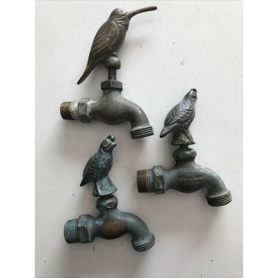 Brass Garden Animal Faucets Spigots Lot Of 13 Vintage And New Styles Cool Pieces