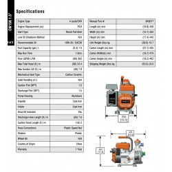 1.5 inch Clean Water Pump with Hose Kit Generac 6821 NEW FREE SHIPPING