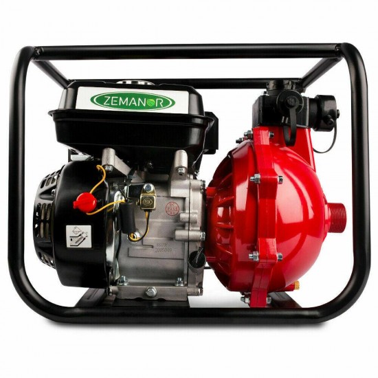 ZEMANOR Petrol Water Pump 7HP Transfer 1.5&2'' IFire rrigation  Fighting Hi-Flow