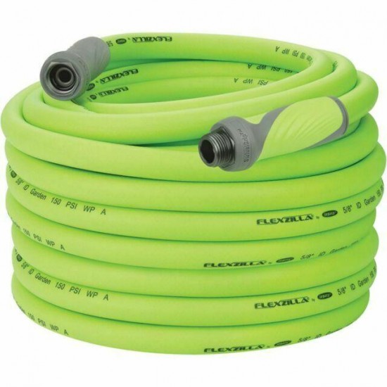 Flexzilla HFZG5100YWS 5/8 In. X 100 Ft. Garden Hose With SwivelGrip - Green