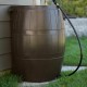 FCMP Outdoor RC4000-BRN 45-Gal BPA Free Home Rain Water Catcher Barrel (3 Pack)