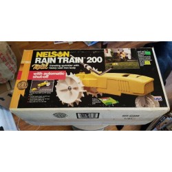 Nelson Rain Train 200 Metal Traveling Sprinkler Heavy Cast Iron Body Automatic