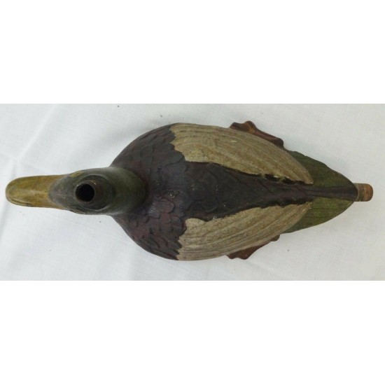 Vintagee Cast Iron Duck Lawn Sprinkler in Original Paint