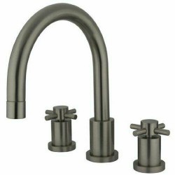 Kingston Brass KS8328DX Concord Two Handle Roman Tub Filler Nickel