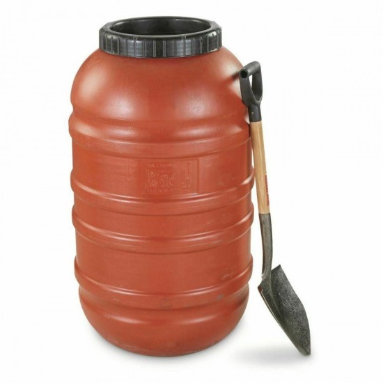 Waterproof Food Grade 58 Gal Barrel Storage Container 220 Liter Drum Clean