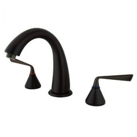 Kingston Brass KS2365ZL Roman Two Handle Tub Filler Oil Rubbed Bronze