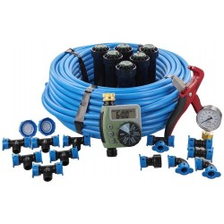 In-Ground Sprinkler System with Hose Watering Timer