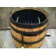 OLD WHISKEY BARREL GARDEN HOSE REEL ATTRACTIVE GARDEN HOSE STORAGE WOOD BARREL