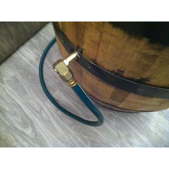 OLD WHISKEY BARREL GARDEN HOSE REEL ATTRACTIVE GARDEN HOSE STORAGE WOOD BARREL