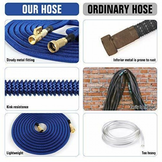 200 ft Expandable Garden Hose,2020 Upgraded Lightweight Expanding