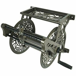 Liberty Garden 707 Decorative Wall Mount Garden Guide Hose Reel, Hose Guide