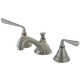 Kingston Brass Ks556.zl Silver Sage 1.2 GPM Widespread Bathroom Faucet With Pop-