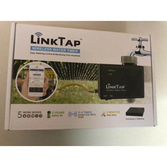 Genuine LinkTap Wireless Water Timer and a Gateway IN BOX