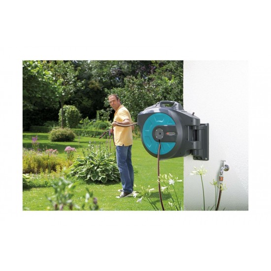 GARDENA 35 Roll-Up Automatic Wall-Mounted Hose Reel