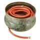 448B Sonoma Hose Pot, Holds Up To 150-Feet of Hose, Brass brass