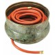 448B Sonoma Hose Pot, Holds Up To 150-Feet of Hose, Brass brass