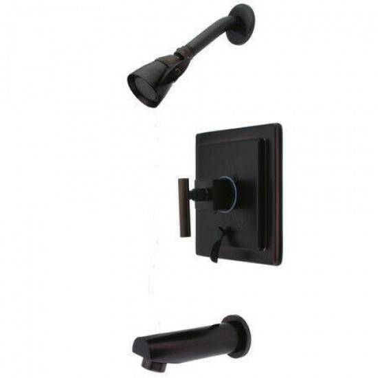 Kingston Brass Oil Rubbed Bronze Finish Claremont Tub & Shower Faucet KB86550CQL