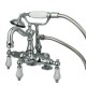 Kingston Chrome Deck Mount Clawfoot Tub Faucet W Hand Shower CC1018T1