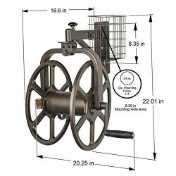 Liberty Garden Products 712 Single Arm Navigator Multi-Directional Hose Reel, Of