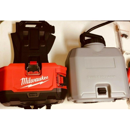 Milwaukee 2820-21CS, M18 18-Volt 4 Gal Cordless Switch Tank Backpack Sprayer Kit