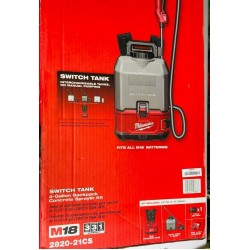 Milwaukee 2820-21CS, M18 18-Volt 4 Gal Cordless Switch Tank Backpack Sprayer Kit