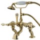 Kingston Brass Deck Mount Clawfoot Tub Filler With Hand Shower CC409T2