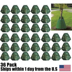 Tree Watering Bag 20 Gallon Green Slow Release Irrigation Young Tree Water 36Pk