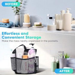 EUDELE Mesh Shower Caddy Portable for College Dorm Room Essentials