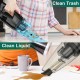 8500PA Strong Suction Hand Vacuum Wet Dry Hand Held Vacuum Cleaner with LED Light