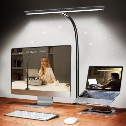 Airlonv LED Desk Lamp for Office Home, Eye-Caring Desk Light