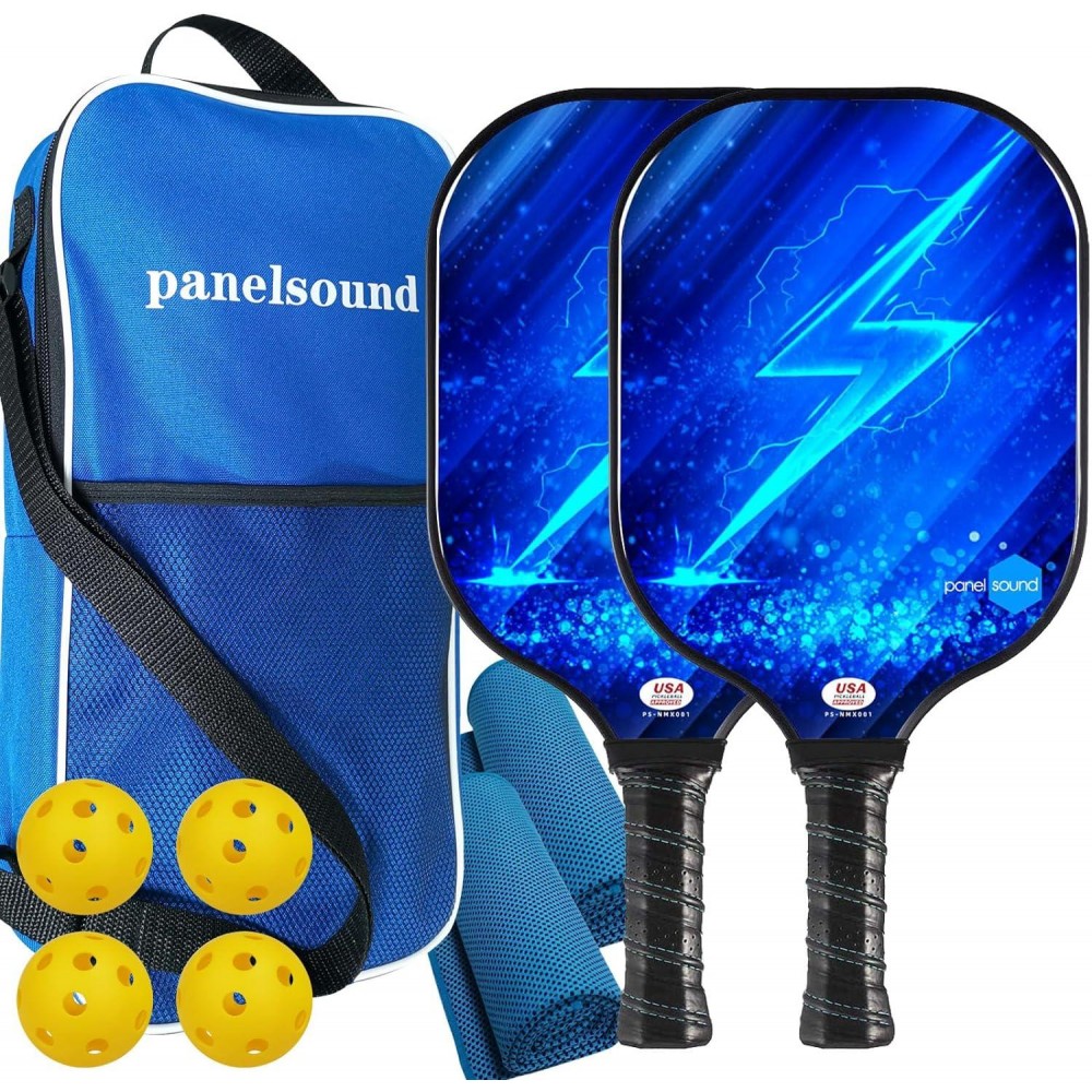 Pickleball Approved Lightweight Pickle Ball Rackets Set