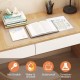 NATRKE Clear Desk Mat Pad, 1.5mm PVC Translucent Waterproof Non-Slip Clear Writing Desk Pad Blotter for Desktop for Home Office