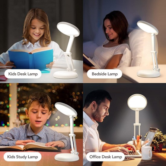 Battery Operated Lamp Small Desk Lamp Foldable & Portable Light
