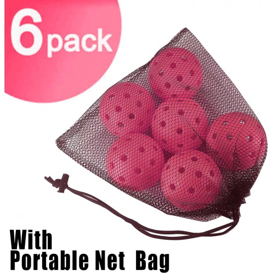 Vvinca Pickleballs 6 Pack Pickleball-Balls Meet USAPA Requirement