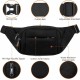 Large Fanny Pack for Women Men - Syican Waist bag with 4-Zipper Pockets