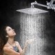 G-Promise Dual Square Rain Shower Head Combo - Handheld Shower Wand