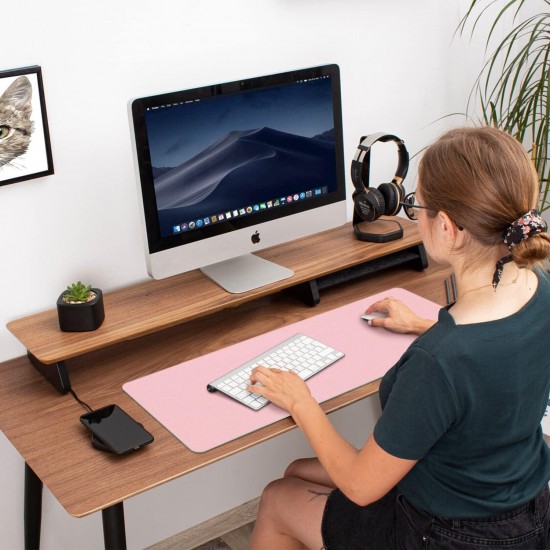 Desk Mat Large Protector Pad - Multifunctional Dual-Sided Office Desk Pad